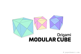 Kawal rumput & lalang guna kotak dan kertas rincih. Cara Membuat Kotak Kiub Origami Modular 2021 Ulang Tahun