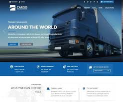 20 Best Transportation Wordpress Themes 2019 Creativezib Web Layout Design Company Brochure Design Transportation