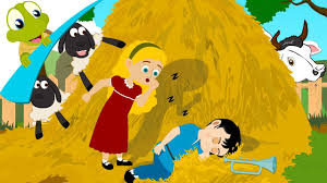 Little boy blue, come blow your horn, the sheep's in the meadow, the cow's in the corn. Little Boy Blue Nursery Rhyme Youtube