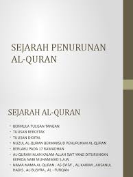 Clay.smith.namethe original work of combining 8. Sejarah Penurunan Al Quran