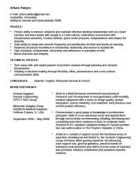 Resume Cv And Business Skills By Arturo Pelayo At Coroflot Com