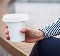 50 Pcs Disposable Paper Cup Lid Drinking Covers for Drinks Coffee Mugs  Dust-proof