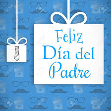 Cualquier acto que le demuestre a tu padre que te acuerdas de él y que lo aprecias será más que suficiente para hacerlo feliz. Feliz Dia Del Padre Message On Blue Background Stock Photo Picture And Royalty Free Image Image 58741106
