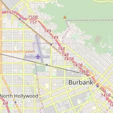 Map of hollywood, california, usa. West Hollywood California Hardiness Zones