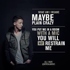 On statement, nf criticizes many rappers, saying how they only care about fame, even mentioning drake near the end of the track, explaining how nf is now in the game. Nf Quotes