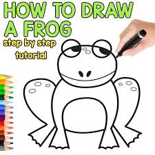 How To Draw A Frog Step By Step Drawing Instructions Printable Easy Peasy And Fun Shop wayfair for a zillion things home across all styles and budgets. how to draw a frog step by step