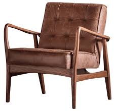 Made in usa from sustainable materials. Leather Armchairs Mid Century Vintage Brown Leather And Oak Show Wood Frame Armchair Mg244640 Ready To