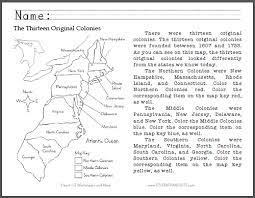 A lot of people can come for organization, whilst the rest goes to study. Thirteen Original Colonies Map Worksheet Student Handouts