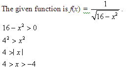 Find The Domain And Range Of The Function F X 1 Root 16 X X Math Relations And Functions 1153327 Meritnation Com