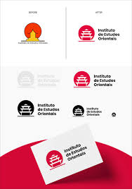 Instituto de estudos orientais famous logo. 9 Worst Logos Ever Redesigned By Emanuele Abrate Designbolts