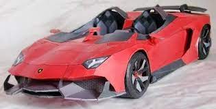 Papermau Lamborghini Aventador J Paper Model By Wongday Papercraft Honda Civic Lamborghini Huracan Honda