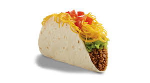 Blackened fish, chile lime sauce, shredded cabbage mix, topped with pineapple relish. Del Taco Food Tacos