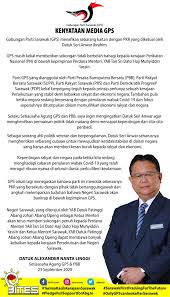 Parti sarawak bersatu ڤرتي سراوق برساتو. Bites Centre Kenyataan Media Gps Setiausaha Agung Datuk Facebook