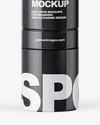 Glossy Water Bottle Mockup In Bottle Mockups On Yellow Images Object Mockups