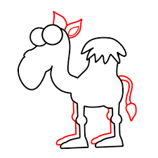 Here's one way to draw a camel, and his very unusual body. Drawing A Cartoon Camel