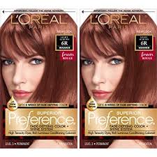I am using loreal from past almost 6 years and never had. Amazon Com L Oreal Paris Superior Preference Fade Defying Shine Permanent Hair Color 6r Light Auburn Pack Of 2 Hair Dye Beauty