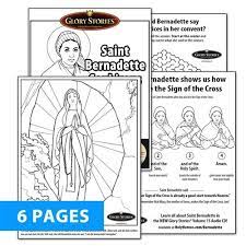 Saint Bernadette Coloring Download Color Activities Activities Helping Kids
