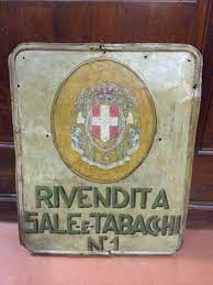 Sali E Tabacchi N 1 Targa Vintage Roba Vintage Vintage Ebay