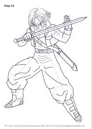Found 59 free dragon ball z drawing tutorials which can be drawn using pencil, market, photoshop, illustrator just follow step by step directions. Learn How To Draw Trunks From Dragon Ball Z Dragon Ball Z Step By Step Drawing Tutorials