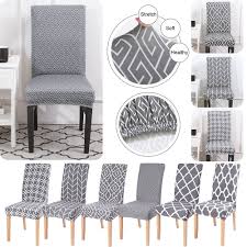 A centerpiece of glass jars and shells stirs. Gray Printing Pattern Dining Room Chair Cover Removable Washable Seat Cover Shopee Philippines