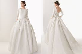 Rosa Clara Classic Sleeved Wedding Dress Wedding Dresses Winter Wedding Dress Sleeved Wedding Dress