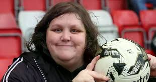 This is Kim Walster. Kim, 35, loved nothing more than watching her  favourite team Notts County. ⚽ Kim sadly died from cancer in early  September. "She ate, slept and breathed Notts County,
