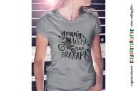 Free svg files to download and create your own diy projects using your cricut explore, silhouette cameo and more. Young Wild And Braaap Girls Design For Motocross Dirt Bike Lovers Svg Dxf Eps Png Cricut Silhouette By Cleancutcreative Thehungryjpeg Com