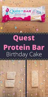Vegan birthday cake image via kitchen of eatin' go ahead, try to find a cake more fun and festive than this pretty vegan birthday cake from kitchen of eatin'. Birthday Cake Quest Bar Review Fitness And Junk Quest Protein Bars Protein Bars Best Protein Bars