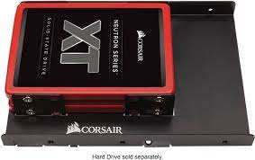 Corsair Dual Sata Drive Enclosure For 2 5 Solid State Drives Black Cssd Brkt2 Best Buy