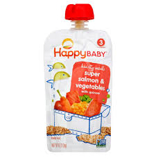 Happy Baby Organics Stage 3 Super Salmon Baby Food Shop Food Formula At H E B