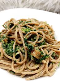 Vollkornspaghetti Mit Spinat Rauchertofu Vollkornspaghetti Vollkorn Spaghetti