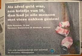 Ellen Alzer On Twitter Deze Poster Vond Ik Bij Het Opruimen Bijna 15 Jaar Geleden Maakten Schoolkinderen Gedichten Over Zwerfafval Nog Steeds Actueel Het Winnende Gedicht Stond Op Alle Vuilniswagens Als Afval