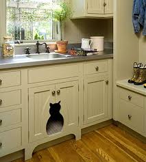 This friggin' awesome hidden safe is built into a bed and can hold up to 60 rifles. Hidden Cat Litter Box Gadgetify Com Kitchen Built Ins New Kitchen Cool Kitchens