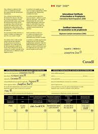 The international certificate of vaccination or prophylaxis (icvp), also known as the carte jaune or yellow card, is an official vaccination report created by the world health organization (who). Recommendations For Completing The International Certificate Of Vaccination Or Prophylaxis For Poliovirus Vaccination Canada Ca