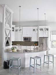 House Of Turquoise Guest Blogger Luciane From Home Bunch Curved Kitchen Coastal Kitchen Design Interior Design Kitchen