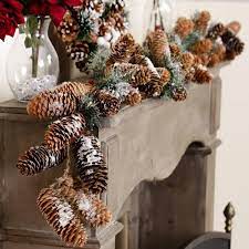 The iconic red carpet is adorned with lush garland and shining baubles that glisten under the warm light. Diy Christmas Garlands From Natural Materials Get Inspired By Nature
