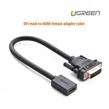Ugreen Dvi Male To Hdmi Female Adapter Triple Shielding Hdtv Plasma Dvd Cable Dvi Hdmi Cable