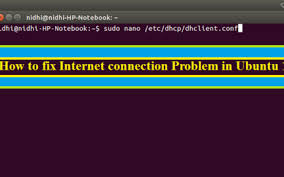 How To Fix Internet Connection Problem In Ubuntu 16 04 Internet Connections Fix It Connection