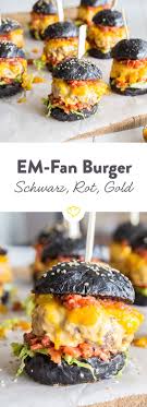 Vive La Mannschaft Der Em Fan Burger Rezept Lebensmittel Essen Rezepte Snacks
