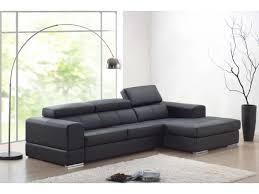 Canapé d'angle réversible convertible gris athena avec pouf sous la méridienne. Canape D Angle Cuir Xxl Noir Angle Droit Baldini Ii