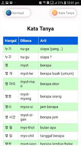 Cara Mudah Belajar Bahasa Korea For Android Apk Download