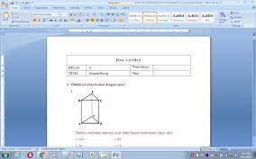 Soal matematika kelas 6 tentang bangun ruang. Soal Ulangan Harian Matematika Kelas 6 Materi Bangun Ruang Antapedia Com