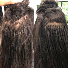 Maybe you would like to learn more about one of these? Weft Hand Tied Micro Beads Versus Fusion Extensions By Lyndsay Maderis Using Great Hair Extensions Near Me Keratin Hair Extensions Beauty Works Hair Extensions