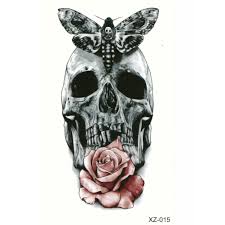 Welche betreiber dieser seiten nehmen den schutzmechanismus ihrer persönlichen information sehr ernst. Temporares Tattoo Totenkopf Skull Motte Justfox De Der Onlineshop Fur Haarschmuck Und Viel Mehr