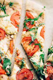 Vegan Caprese Pizza Recipe Caprese Pizza Vegan Pizza Recipes