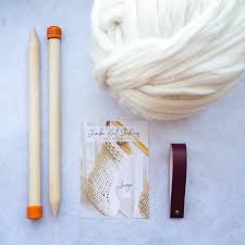 A must knit for every star wars fan! Knit Kit Jumbo Christmas Stocking Small Lauren Aston Designs