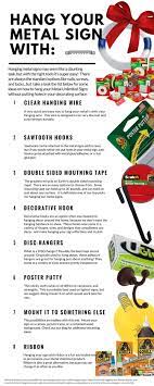 How To Hang Metal Signs Metal Signs Metal Hanging