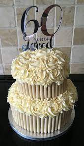 Our wedding anniversary cakes will offer you exceptional taste that will remain etched in your memory for a long time. Laura Lou S Bakery On Twitter Two Tier 60th Wedding Anniversary Cake 60 Anniversary Cake Loved 60yearsloved