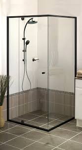 Elegant 1000mm pivot hinge shower door 6mm safety glass reversible shower enclosure cubicle: Semi Frameless Shower Screens For Melbourne Bathrooms Premium