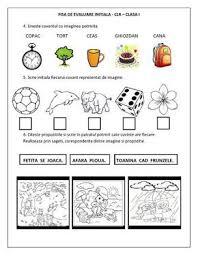 1.înţelegerea textului 2.limba română 3.literatură. Fise De Lucru Scolari I Iv Fisa De Evaluare Initiala Clasa I Clr Comunicare In Li Kids Math Worksheets Special Education Social Skills Kids Education